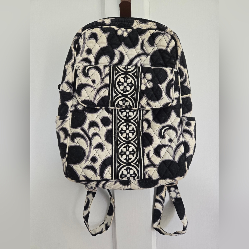 Black and White Vera Bradley Backpack